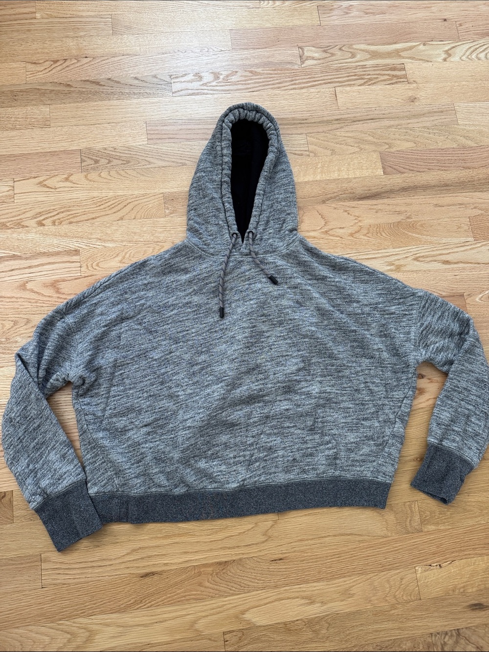 rag & bone Women's Marled Gray Hooded Pullover